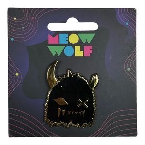 Meow Wolf Black Snaggy Pin